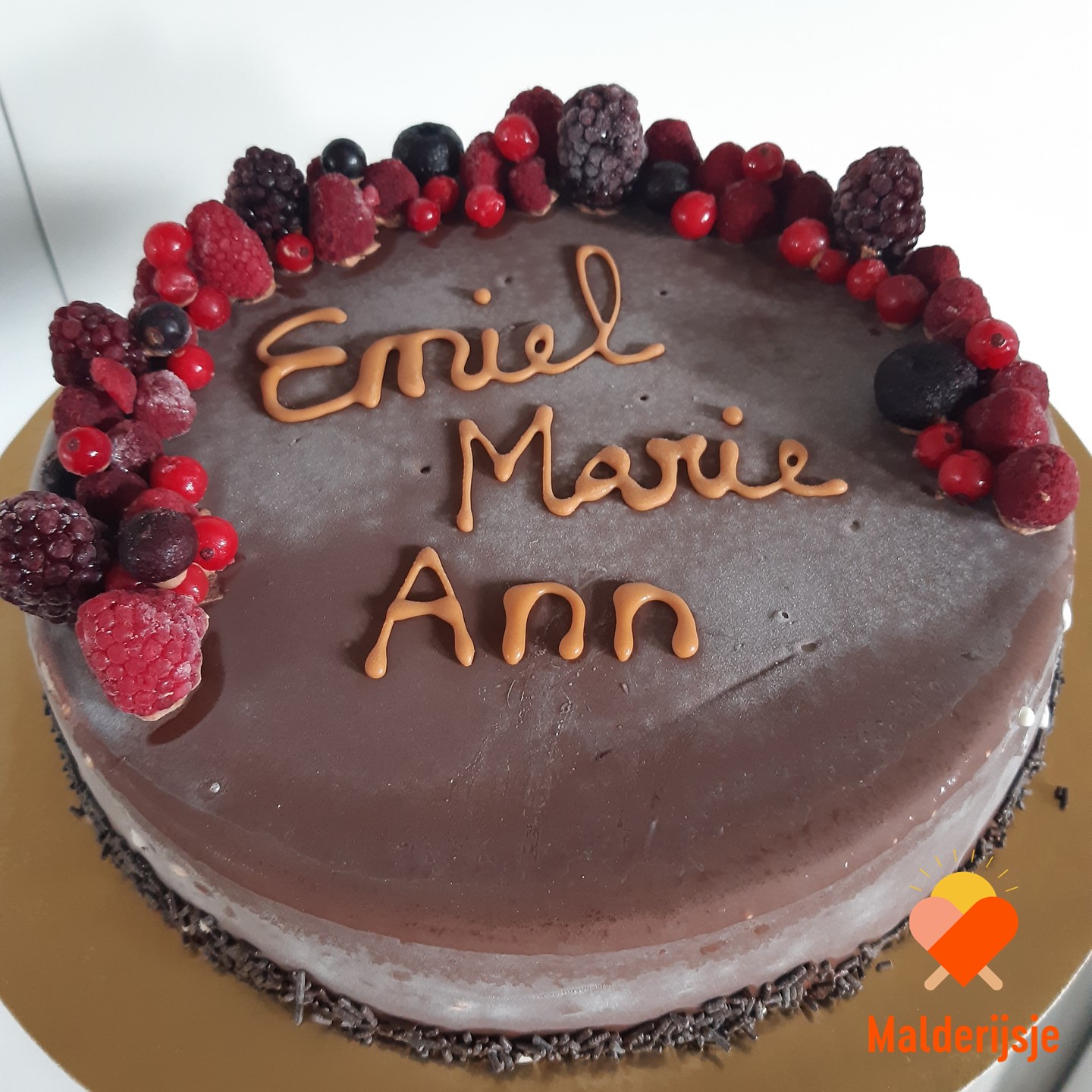 IJstaart_pure chocolade rood fruit